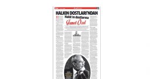 Halkın Dostları’ndan Hakk’ın Dostlarına İsmet Özel
